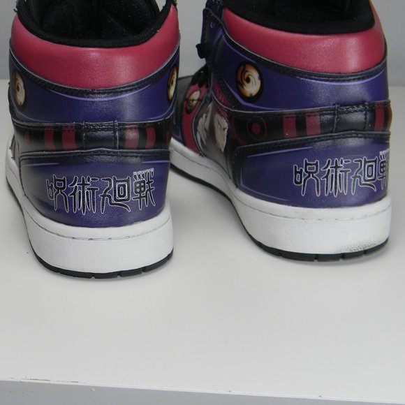 Yuji Itadori Anime Shoes Jujutsu Kaisen Boot Sneakers - Picture 7 of 9